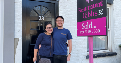 Beaumont Gibbs are over the moon to have been able to help Nicholas & Rosie buy their very 1st home
