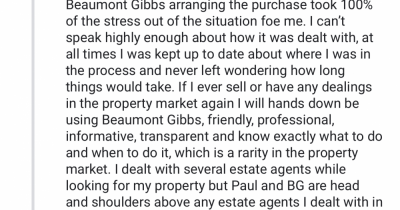 5* Review from one of our buyers who just completed on their first home in Shooters Hill, SE18.