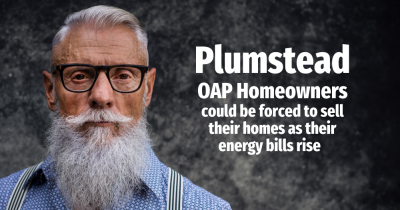 2,880 Plumstead OAP Homeowners Could be Forced to Sell Their Homes as Their Energy Bills Rise