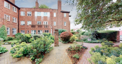 A three-bedroom ground floor apartment situated in a purpose-built block near Golders Green Station.