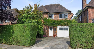 Rare Double-Fronted Detached Home with 90ft SW Garden on Greenhalgh Walk, Hampstead Garden Suburb