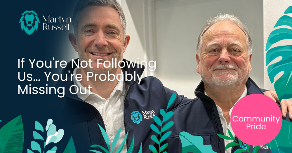 If You're Not Following Us… You're Probably Missing Out