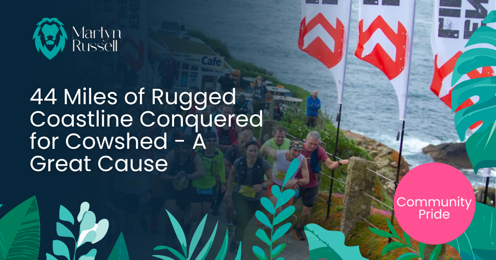 44 Miles of Rugged Coastline Conquered for Cowshed - A Great Cause