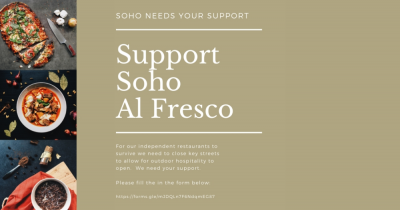 Support local independent restaurants in Soho!