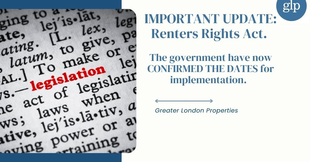 Renters' Rights Act - Implementation Dates CONFIRMED!