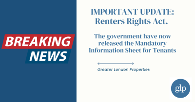 BREAKING NEWS - Renters’ Rights Act : Mandatory Information Sheet for Tenants has now been released