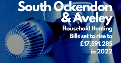 South Ockendon and Aveley Household Heating Bills Set to Rise to £17,591,285 in 2022