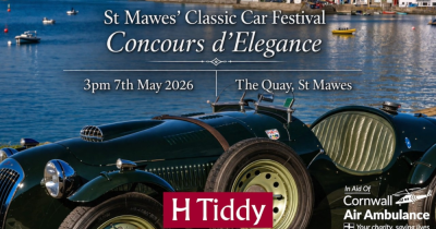H Tiddy: Proud Sponsors of the St Mawes Classic Car Festival's Concours d’Elegance