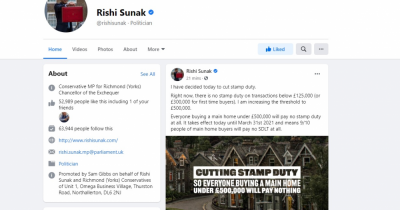 Chancellor unveils Stamp Duty holiday