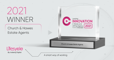 Innovation and Growth in Estate Agency 2021 award for Church & Hawes