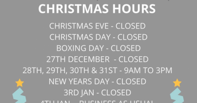 The Norfolk Agents' Christmas Opening Hours