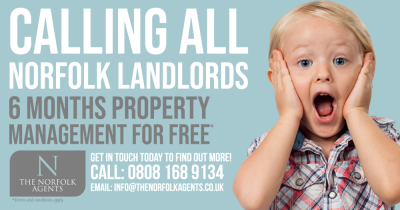 Calling all Norfolk Landlords – 6 months property management for Free!
