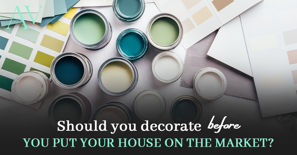 Should you decorate BEFORE you put your house on the market?
