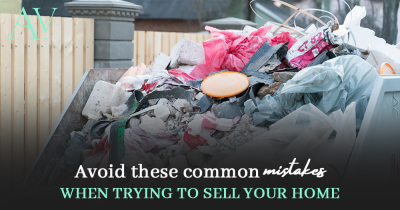 Avoid these common mistakes when trying to sell your home