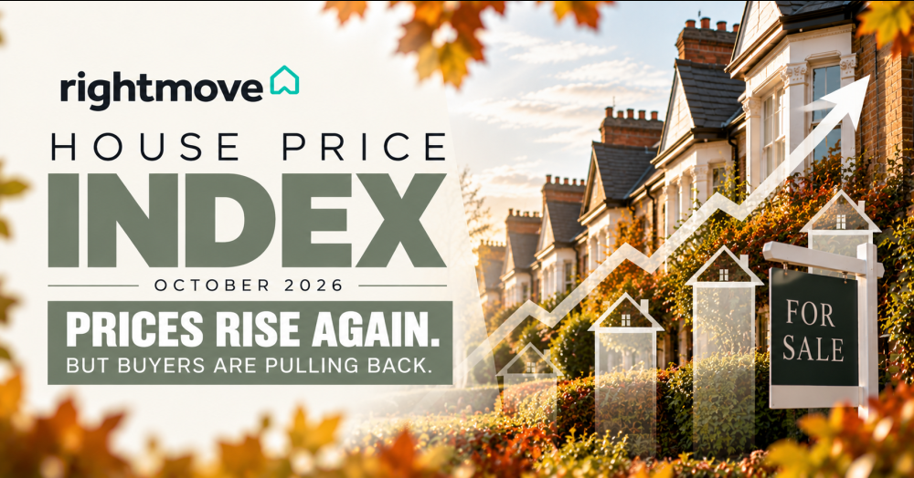 Rightmove House Price Index October 2026: House Prices Are Rising. So Why Are Buyers Holding Back?