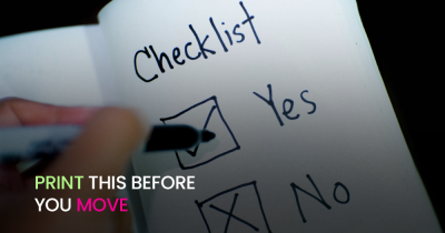 Your perfect CHECK LIST before you sell a property.