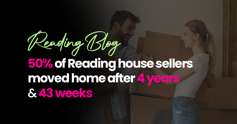 50% of Reading home sellers in 2022 had only been in their old home on average 4 years and 43 weeks