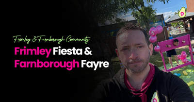 Chris & Stephen at Frimley Fiesta and North Farnborough Summer Fayre