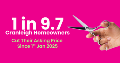 1 in 9.7 Cranleigh Homeowners Cut Their Asking Price Since 1st Jan 2025