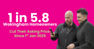 1 in 5.8 Wokingham Homeowners Cut Their Asking Price Since 1st Jan 2025