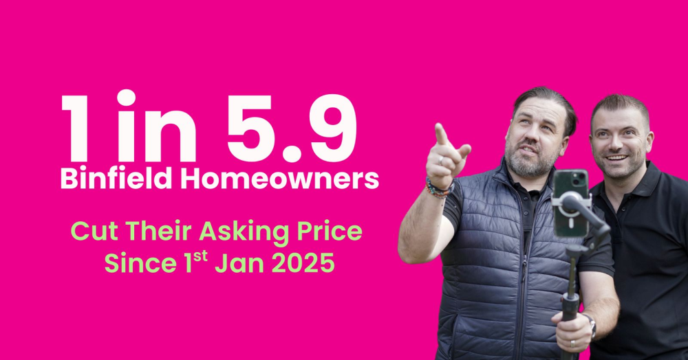 1 in 5.9 Binfield Homeowners Cut Their Asking Price Since 1st Jan 2025