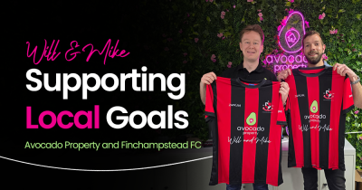 Supporting Local Goals: Will & Mike of Avocado Property and Finchampstead FC