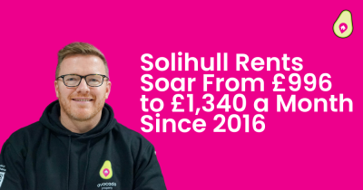 Solihull Rents Soar From £996 to £1,340 a Month Since 2016