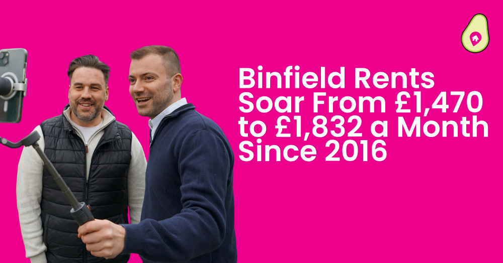 Binfield Rents Soar From £1,470 to £1,832 a Month Since 2016