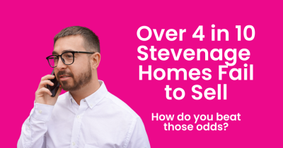 Over 4 in 10 Stevenage Homes Fail to Sell