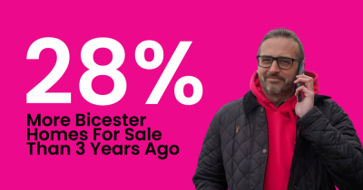 28% More Bicester Homes For Sale Than 3 Years Ago