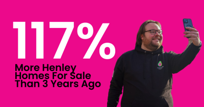 117% More Henley Homes For Sale Than 3 Years Ago