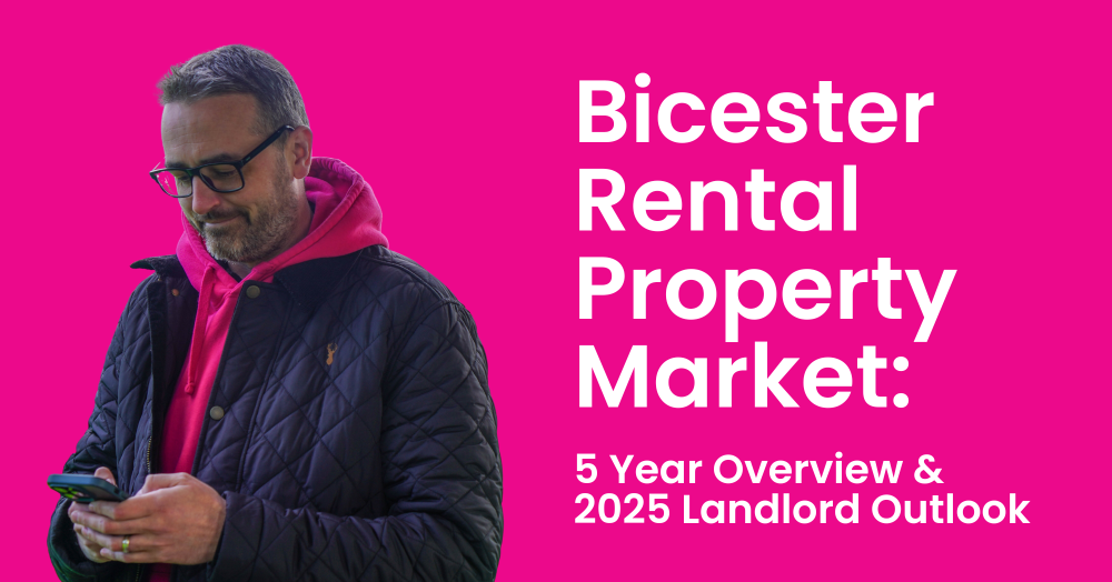 Bicester Rental Property Market:    5 Year Overview & 2025 Landlord Outlook