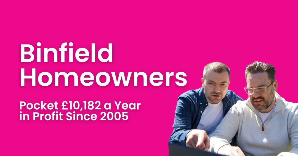 Binfield Homeowners Pocket £10,182 a Year in Profit Since 2005