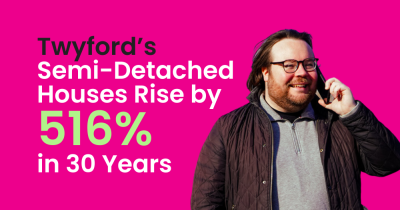 Twyford's Semi-Detached Houses Rise by 516% in 30 Years
