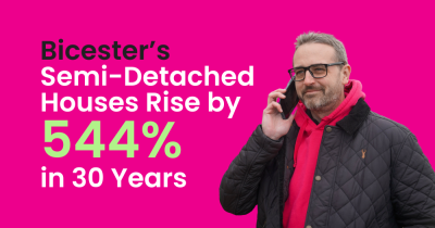 Bicester's Semi-Detached Houses Rise by 544% in 30 Years