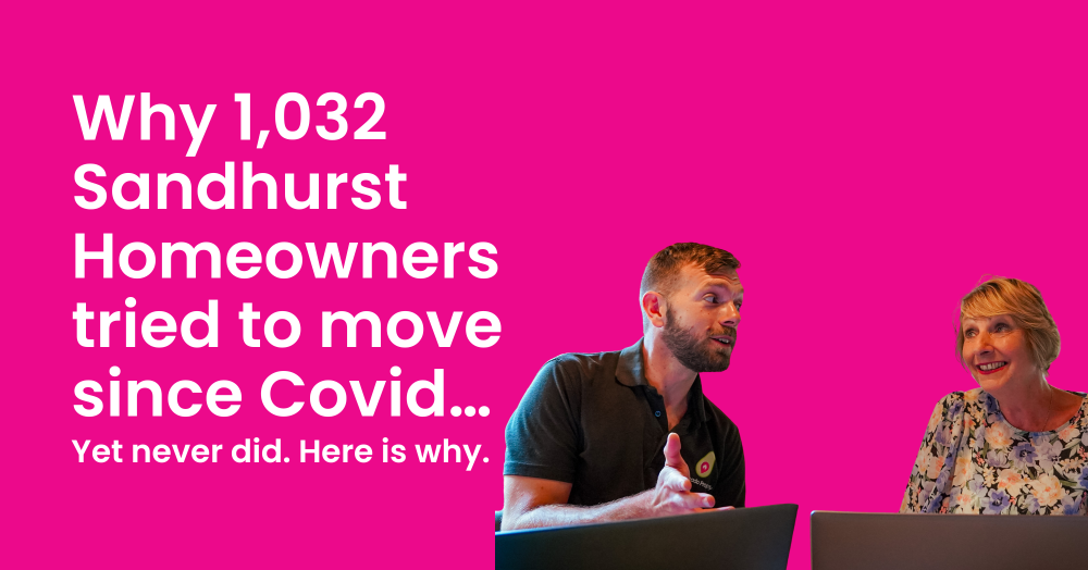 Why 1,032 Sandhurst Homeowners tried to move since Covid…