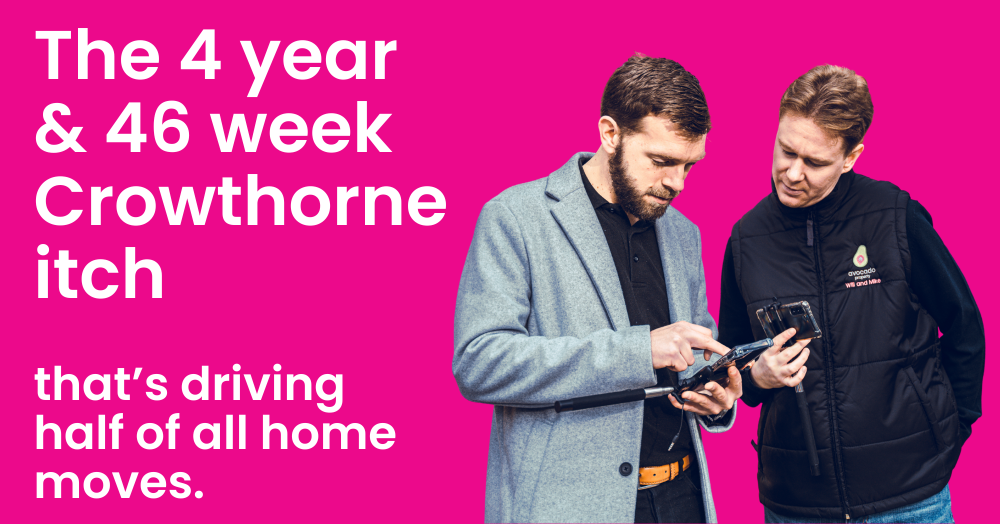 The 4 Year & 46 Week Crowthorne Itch That’s Driving Half of All Home Moves.