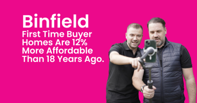 Binfield FTB Homes Are 12% More Affordable Than 18 Years Ago.
