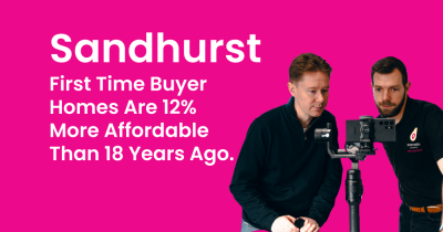 Sandhurst FTB Homes Are 12% More Affordable Than 18 Years Ago.