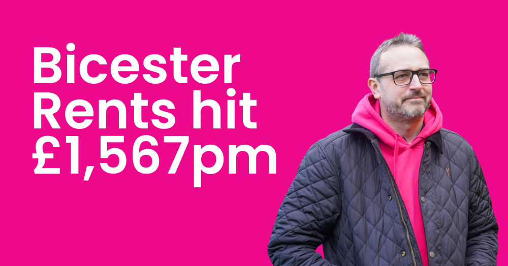 Bicester Rents Hit £1,567 Per Month