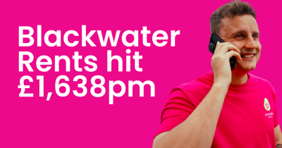 Blackwater Rents Hit £1,638 Per Month