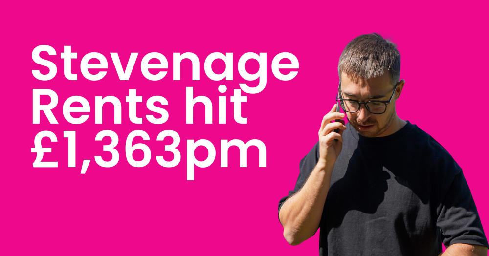 Stevenage Rents Hit £1,363 Per Month