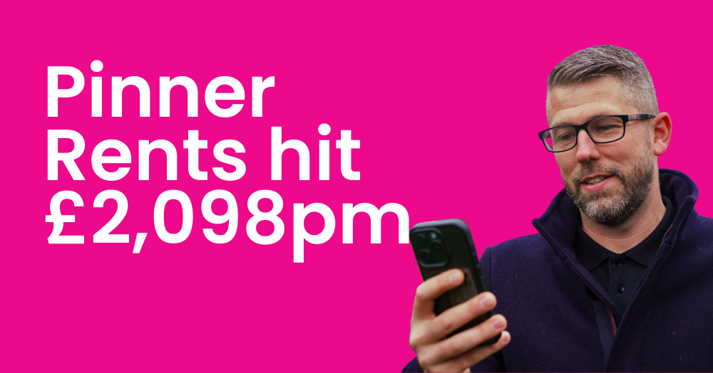 Pinner Rents At £2,098 Per Month