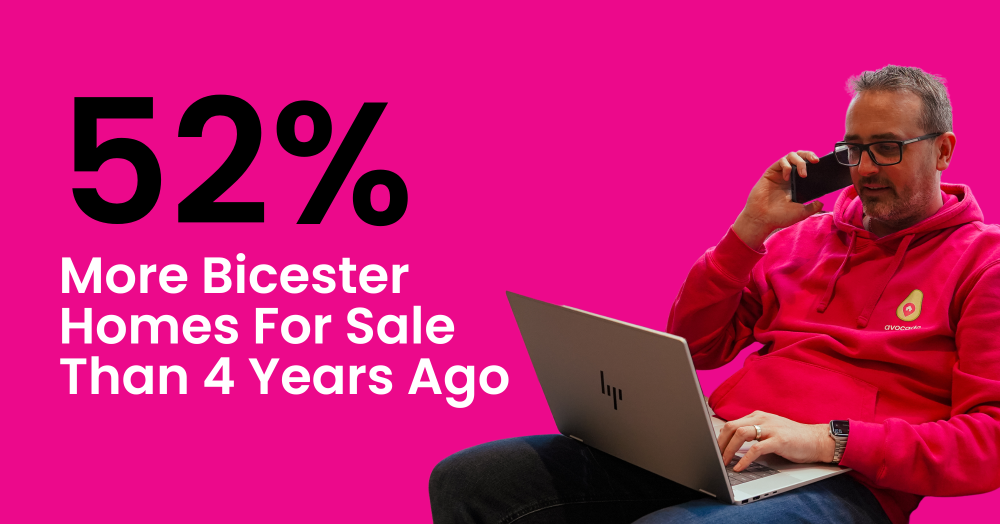 52% More Bicester Homes For Sale Than 4 Years Ago