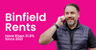 Binfield Rents Have Risen 31.8% Since 2021