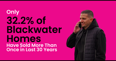 Only 32.2% of Blackwater Homes Have Sold More Than Once in Last 30 years