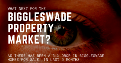 31% drop in Biggleswade Homes ‘For Sale’ in Last 5 Months