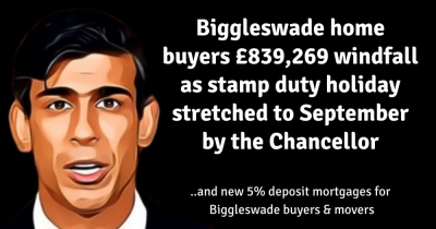 Biggleswade Home Buyers £1,627,748 Windfall as Stamp Duty Holiday Stretched to September…