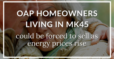 5,957 OAP homeowners living in MK45 could be forced to sell their homes as their energy bills rise