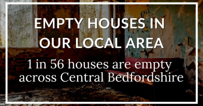 1 in 56 Central Bedfordshire homes are sitting empty